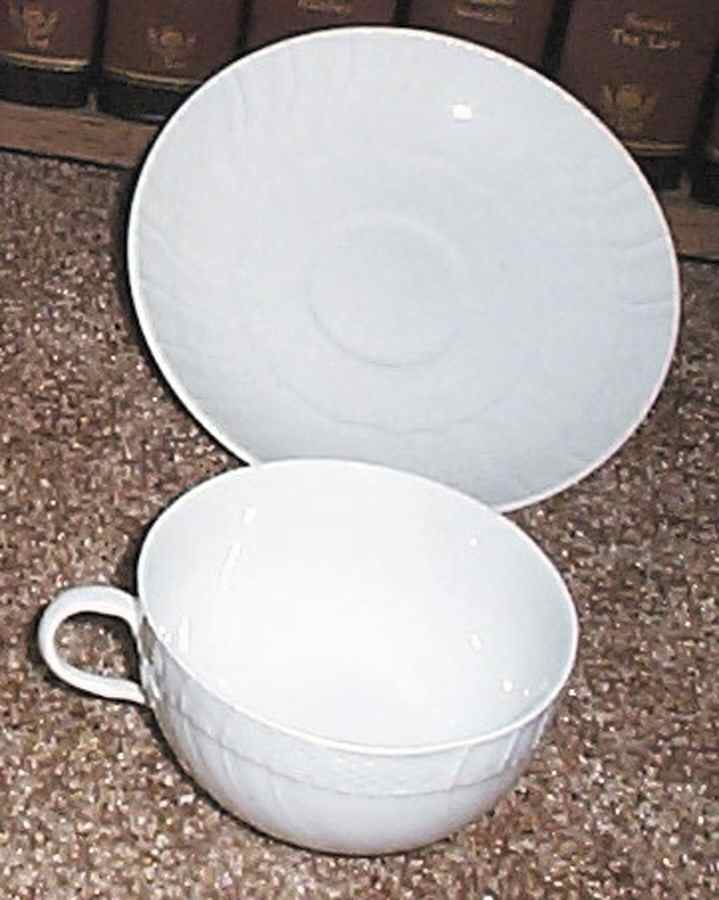 Neuosier Flat Cup & Saucer Set by KPM-1