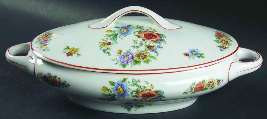 Malines Oval Covered Vegetable by KPM-1