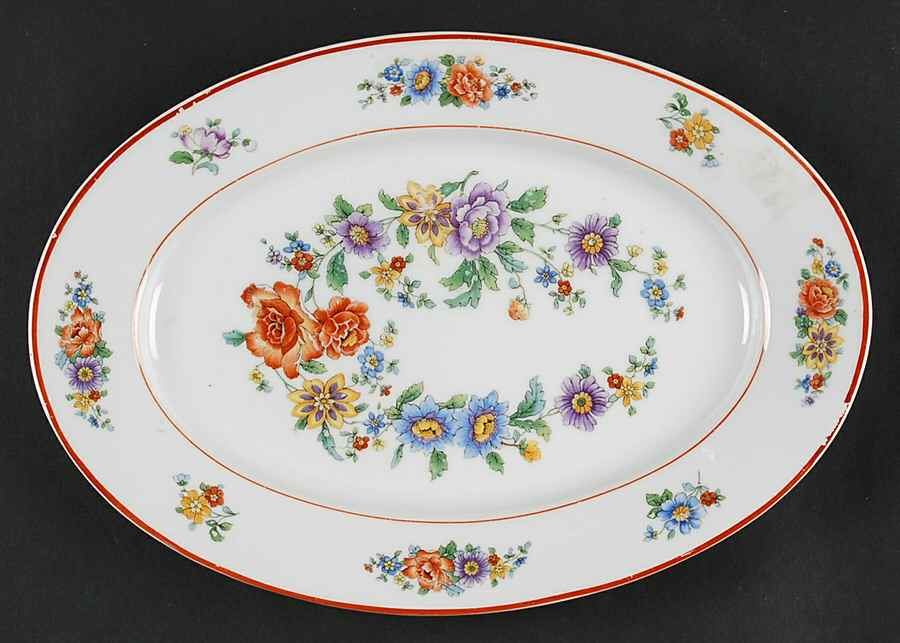 Malines 11" Oval Serving Platter by KPM-1
