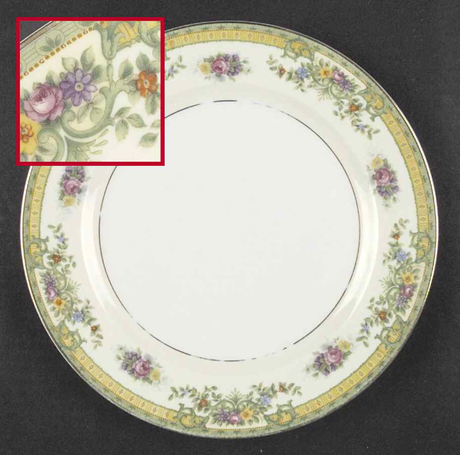 Normandy Dinner Plate by KPM-1