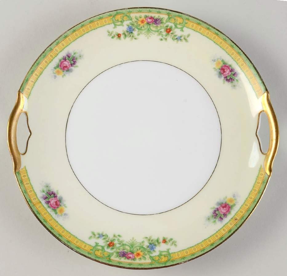 Normandy Handled Cake Plate by KPM-1