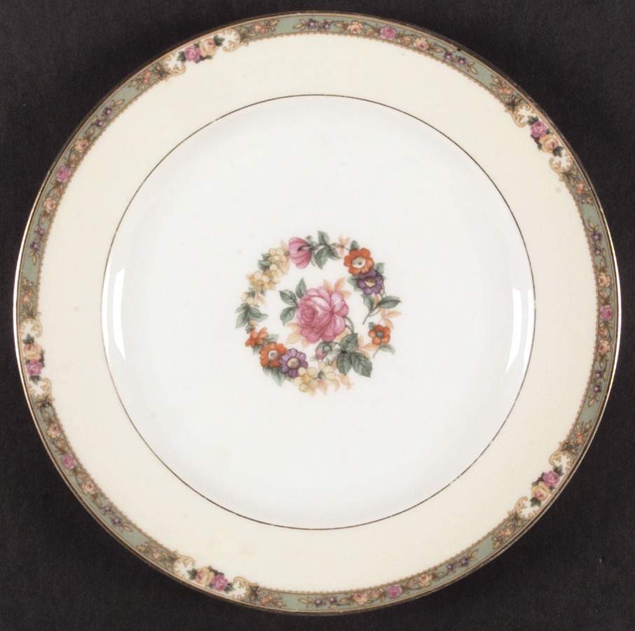 The Rosedale Dinner Plate by KPM-1