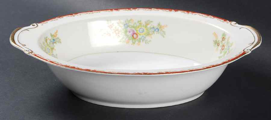 KRE1 11" Oval Vegetable Bowl by Krescent (Japan)-1