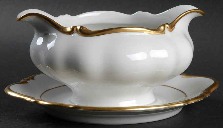 Charmain Gravy Boat with Attached Underplate by Kronester-1