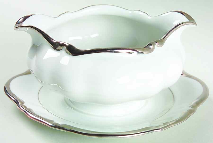 Countess Gravy Boat with Attached Underplate by Kronester-1