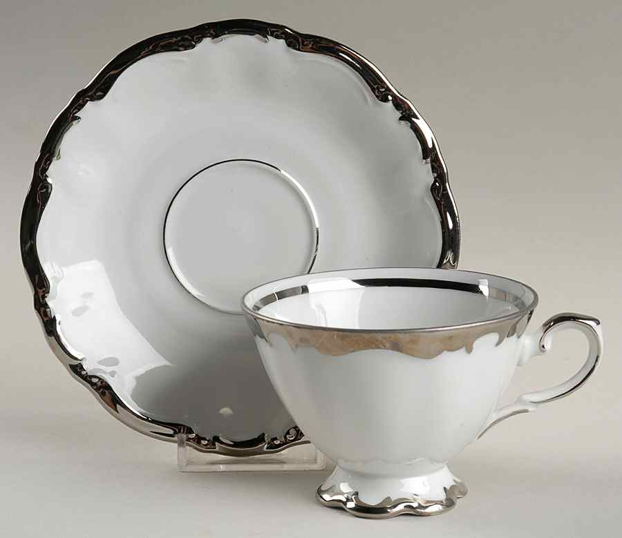 Countess Footed Cup & Saucer Set by Kronester-1