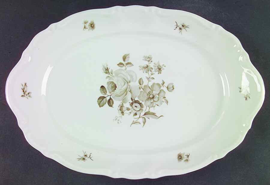 Sophia 15" Oval Serving Platter by Kronester-1