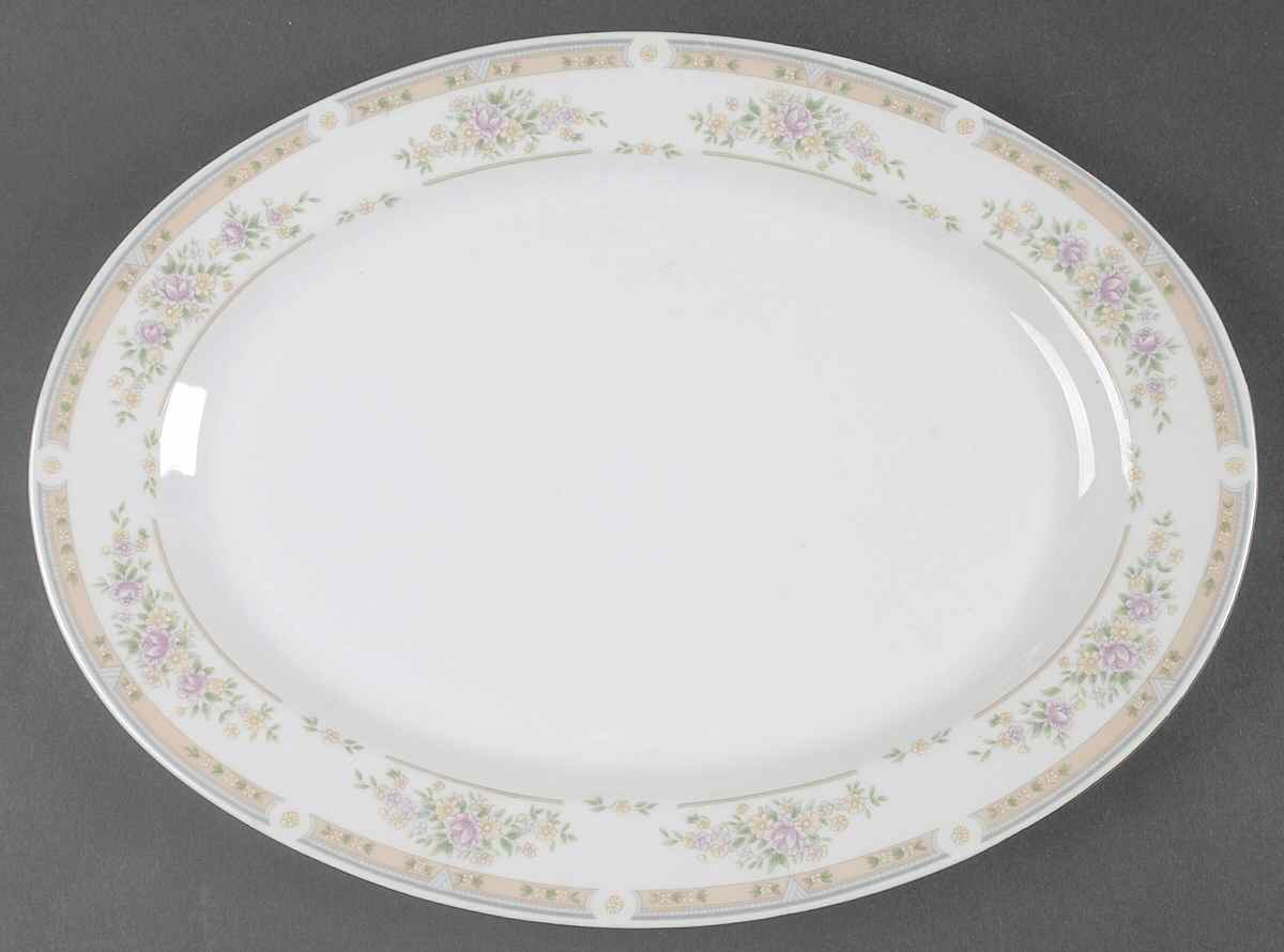 KSA1 14" Oval Serving Platter by Kentfield & Sawyer-1