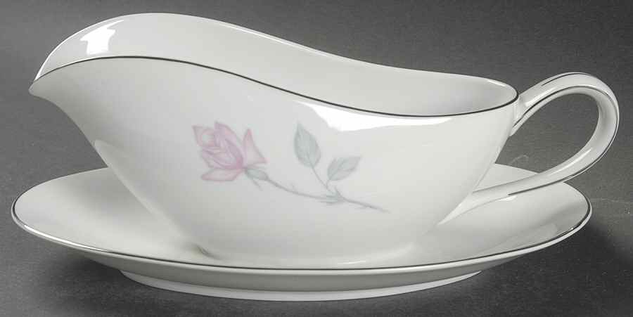Forever Yours Gravy Boat with Attached Underplate by Kessington-1
