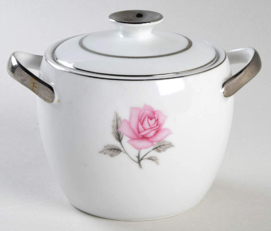 Majestic Rose Sugar Bowl & Lid by Kessington-1