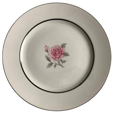 Majestic Rose Dinner Plate by Kessington-1