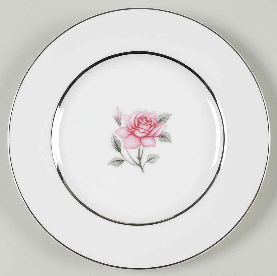 Majestic Rose Salad Plate by Kessington-1