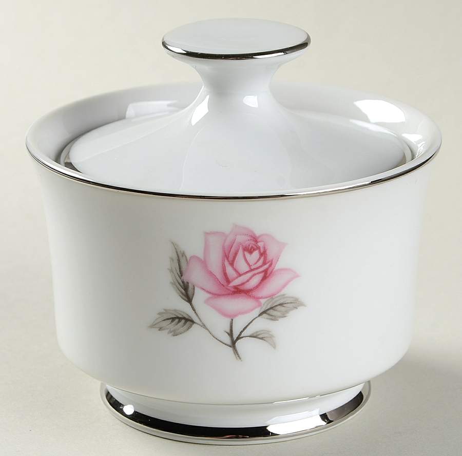 Majestic Rose Sugar Bowl & Lid by Kessington-1