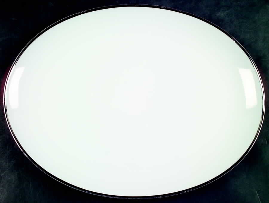 Wedding Band 14" Oval Serving Platter by Kessington-1