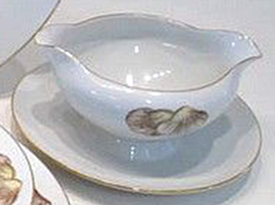 JKW5 Gravy Boat with Attached Underplate by JKW Bavaria-1