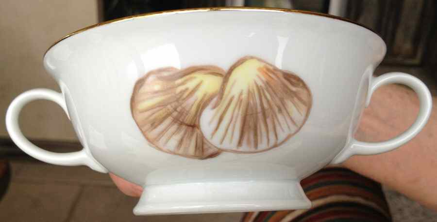 JKW5 Footed Cream Soup Bowl by JKW Bavaria-1
