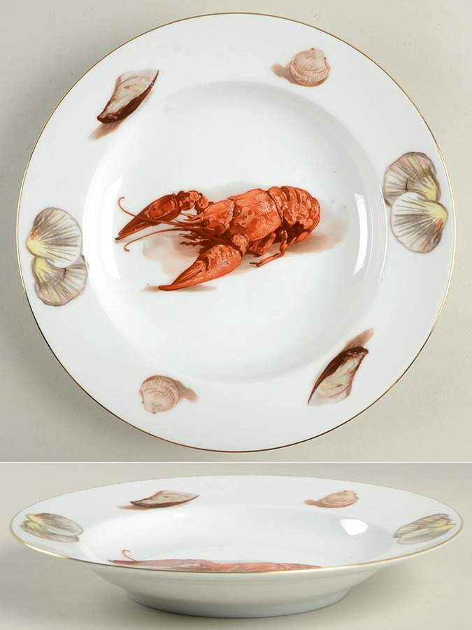 JKW5 Large Rim Soup Bowl by JKW Bavaria-1