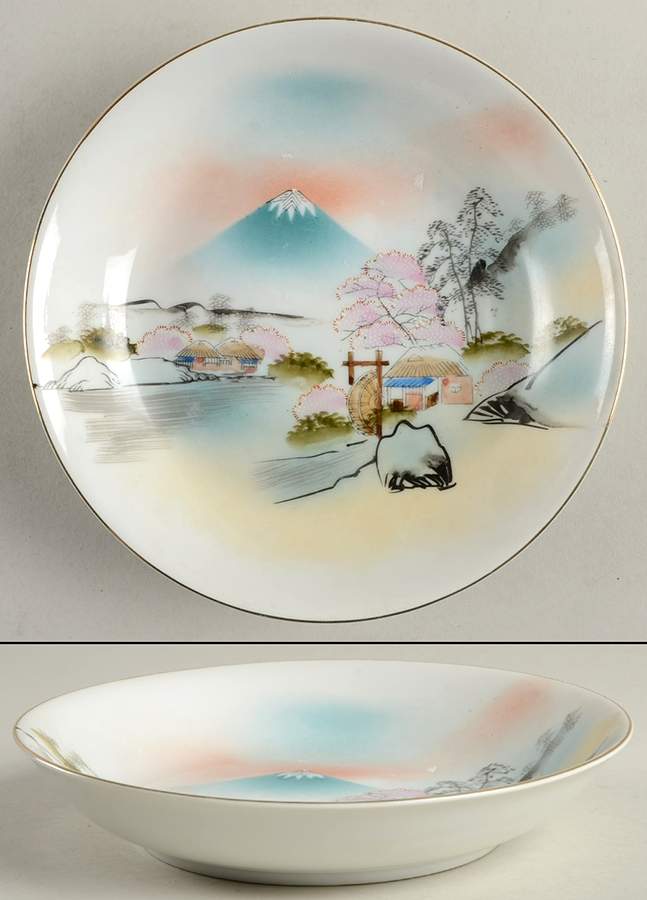 KUT16 Coupe Soup Bowl by Kutani-1