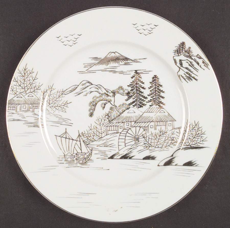 KUT25 Dinner Plate by Kutani-1