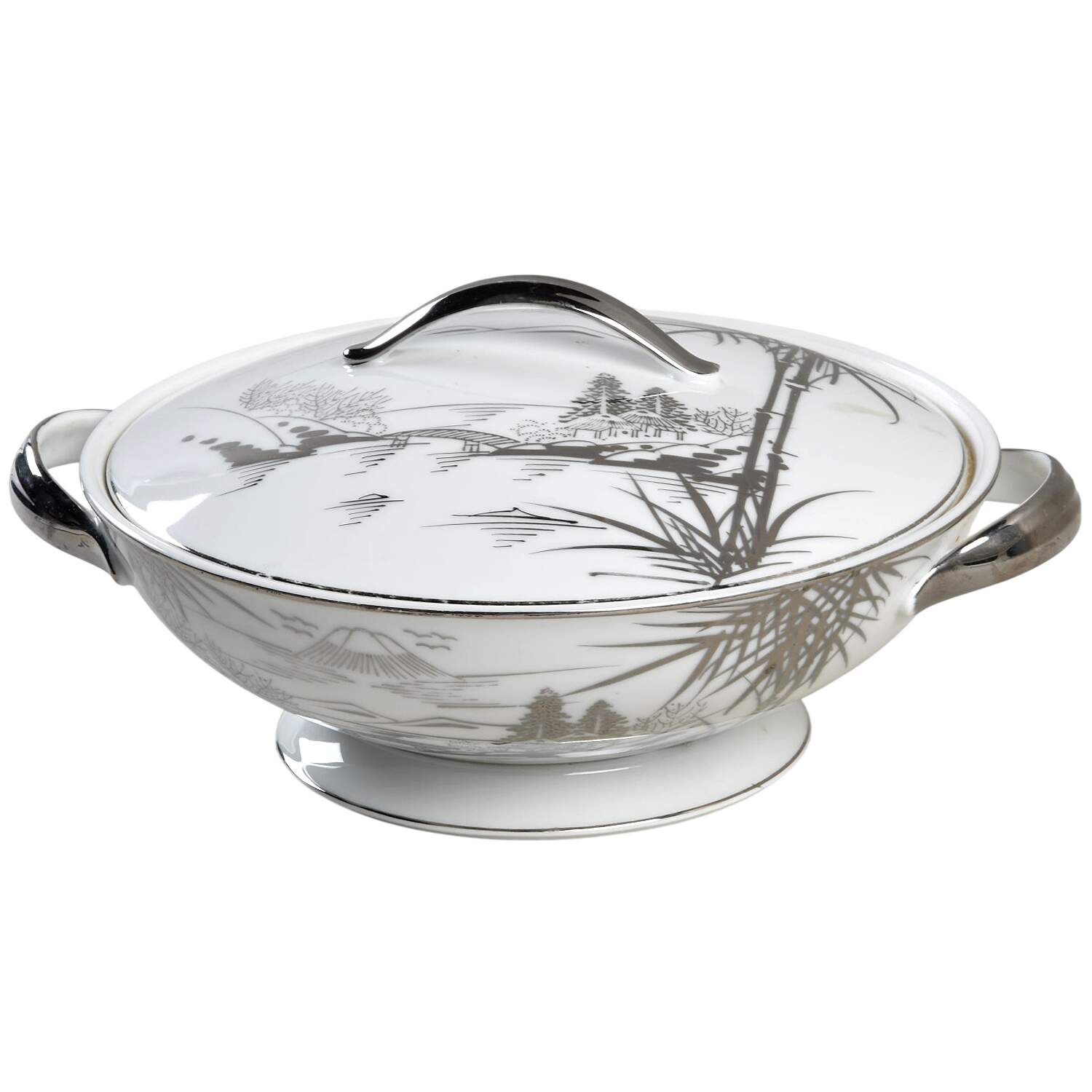 KUT3 Round Covered Vegetable by Kutani-1