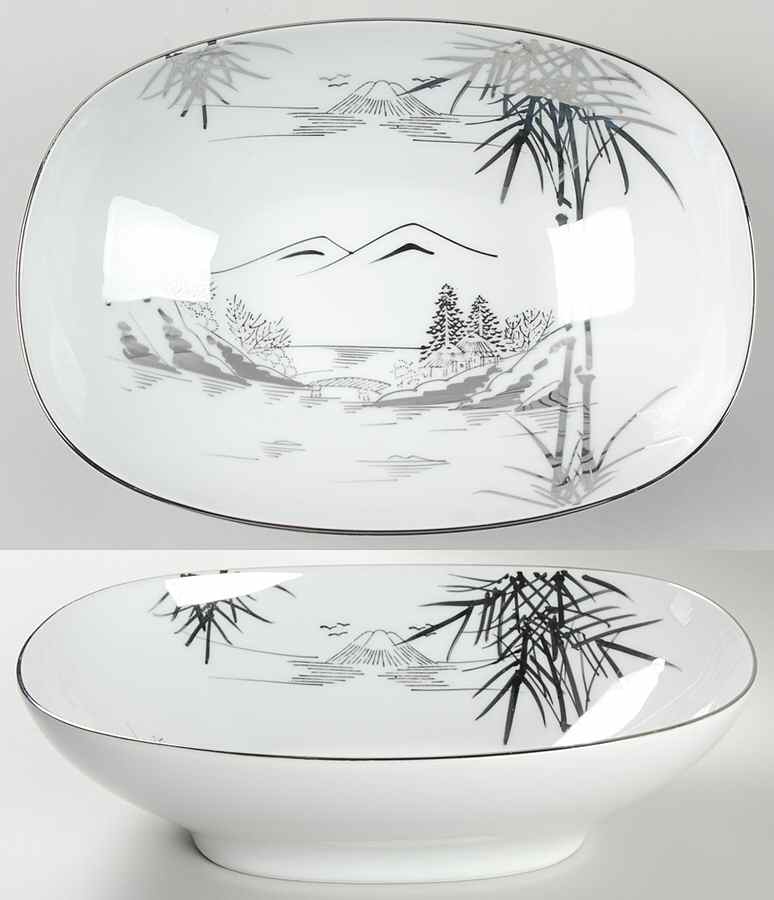 KUT3 10" Oval Vegetable Bowl by Kutani-1