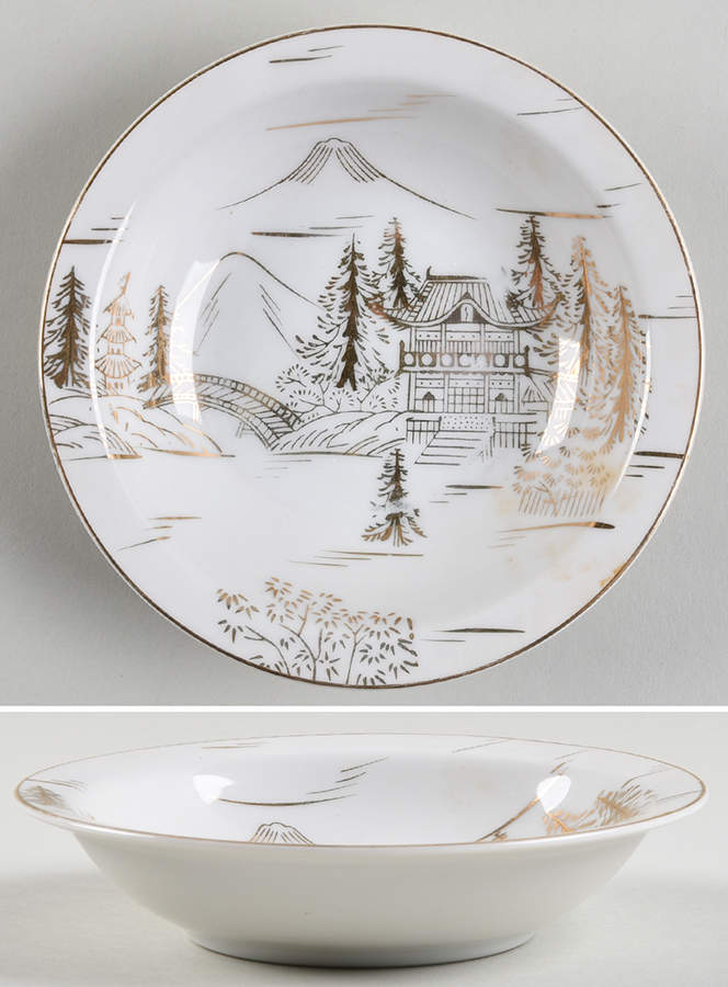 KUT30 Rim Fruit/Dessert (Sauce) Bowl by Kutani-1