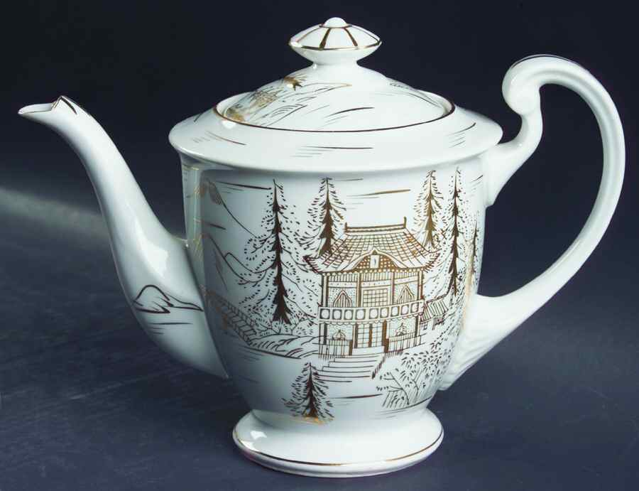KUT30 Teapot & Lid by Kutani-1