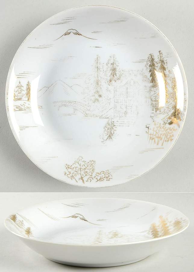 KUT30 Coupe Soup Bowl by Kutani-1