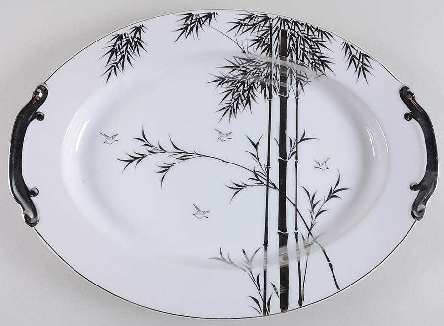 KUT34 16" Oval Serving Platter by Kutani-1