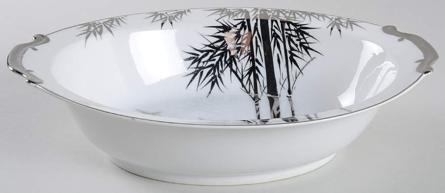 KUT34 11" Oval Vegetable Bowl by Kutani-1