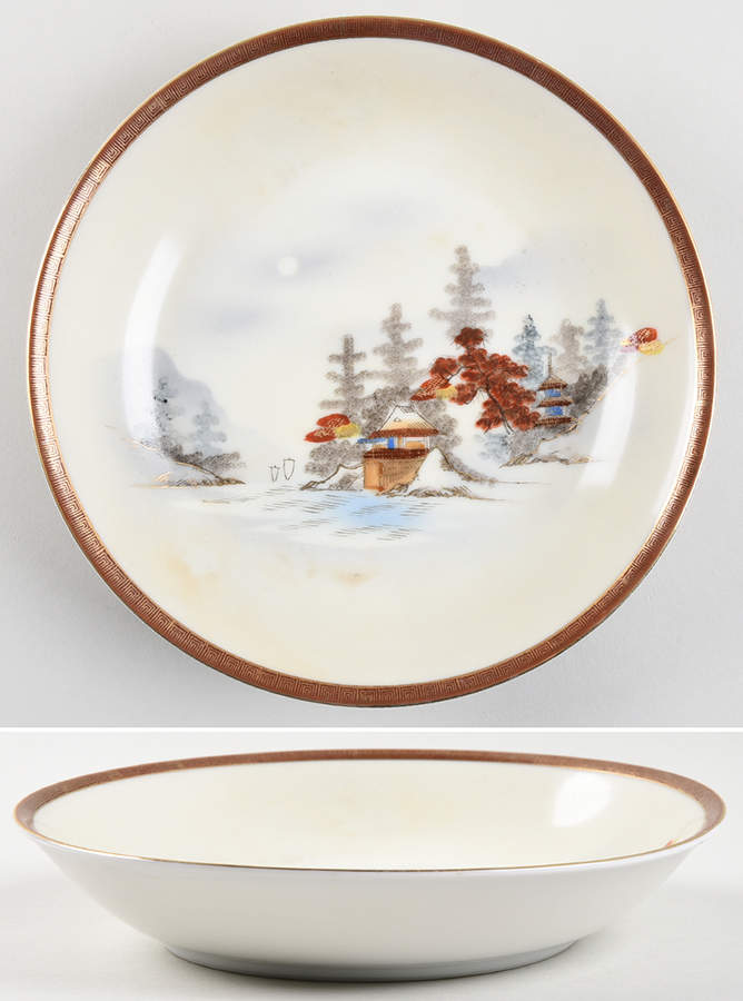 KUT36 Coupe Soup Bowl by Kutani-1