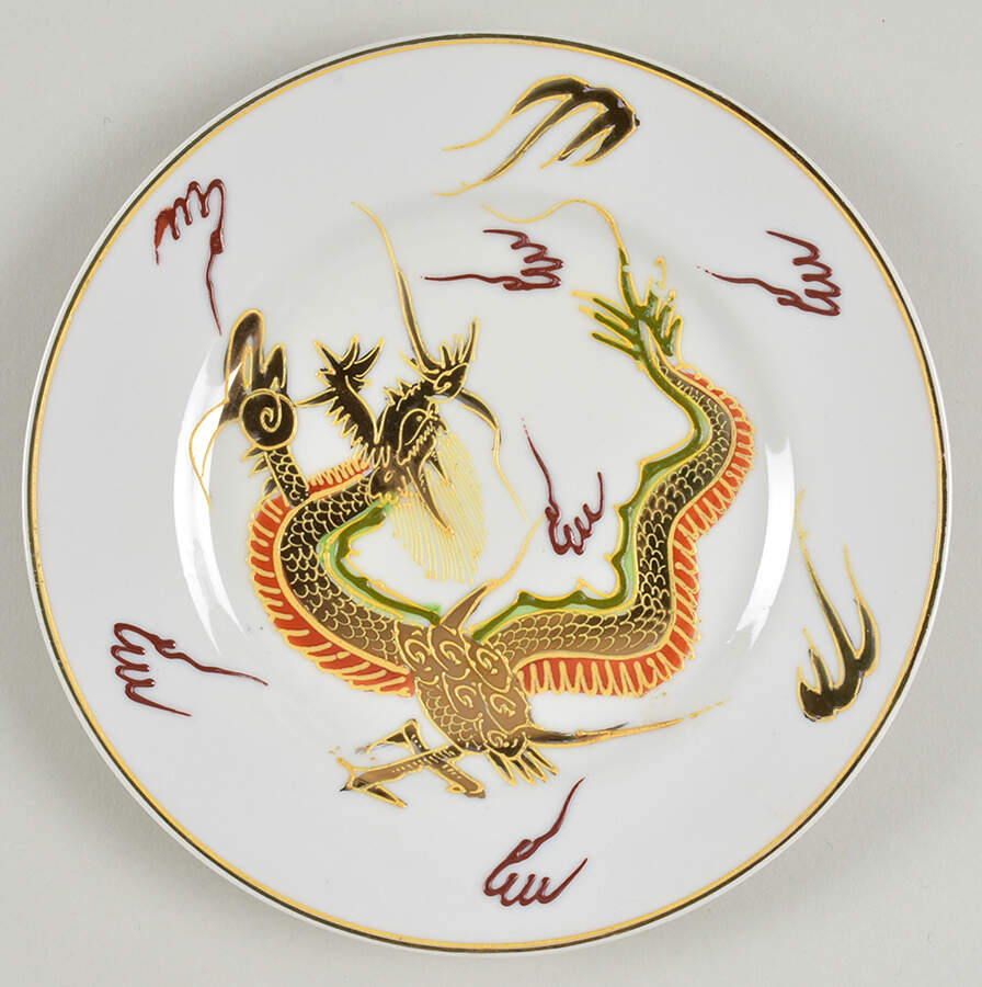 KUT4 Salad Plate by Kutani-1