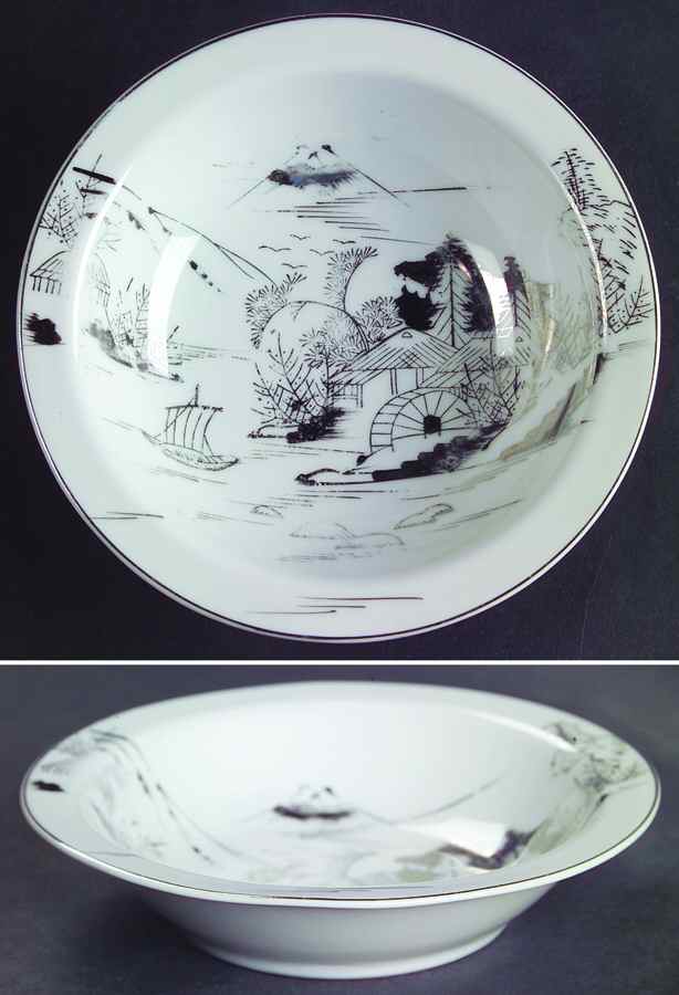 KUT6 Rim Fruit/Dessert (Sauce) Bowl by Kutani-1
