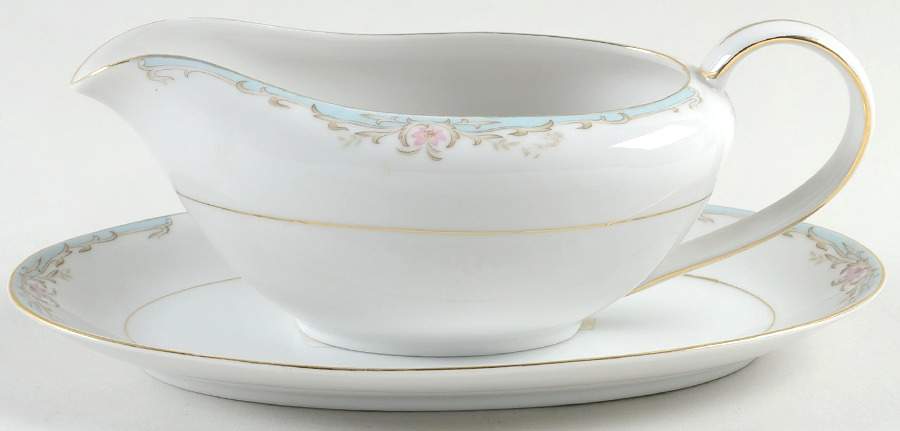 Alyce Gravy Boat & Underplate by Kyoto-1