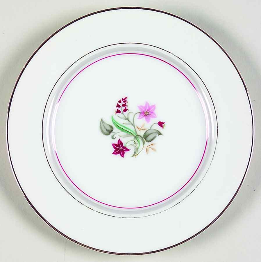 Bouquet Bread & Butter Plate by Kyoto-1