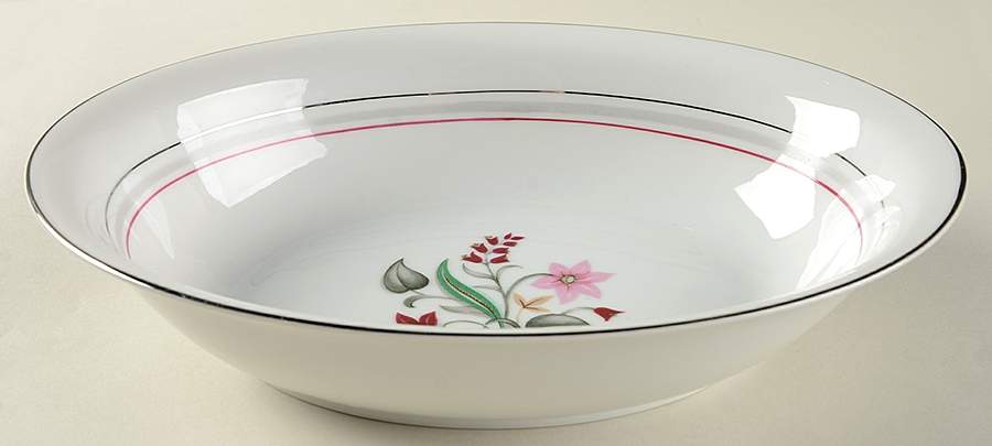 Bouquet 10" Oval Vegetable Bowl by Kyoto-1