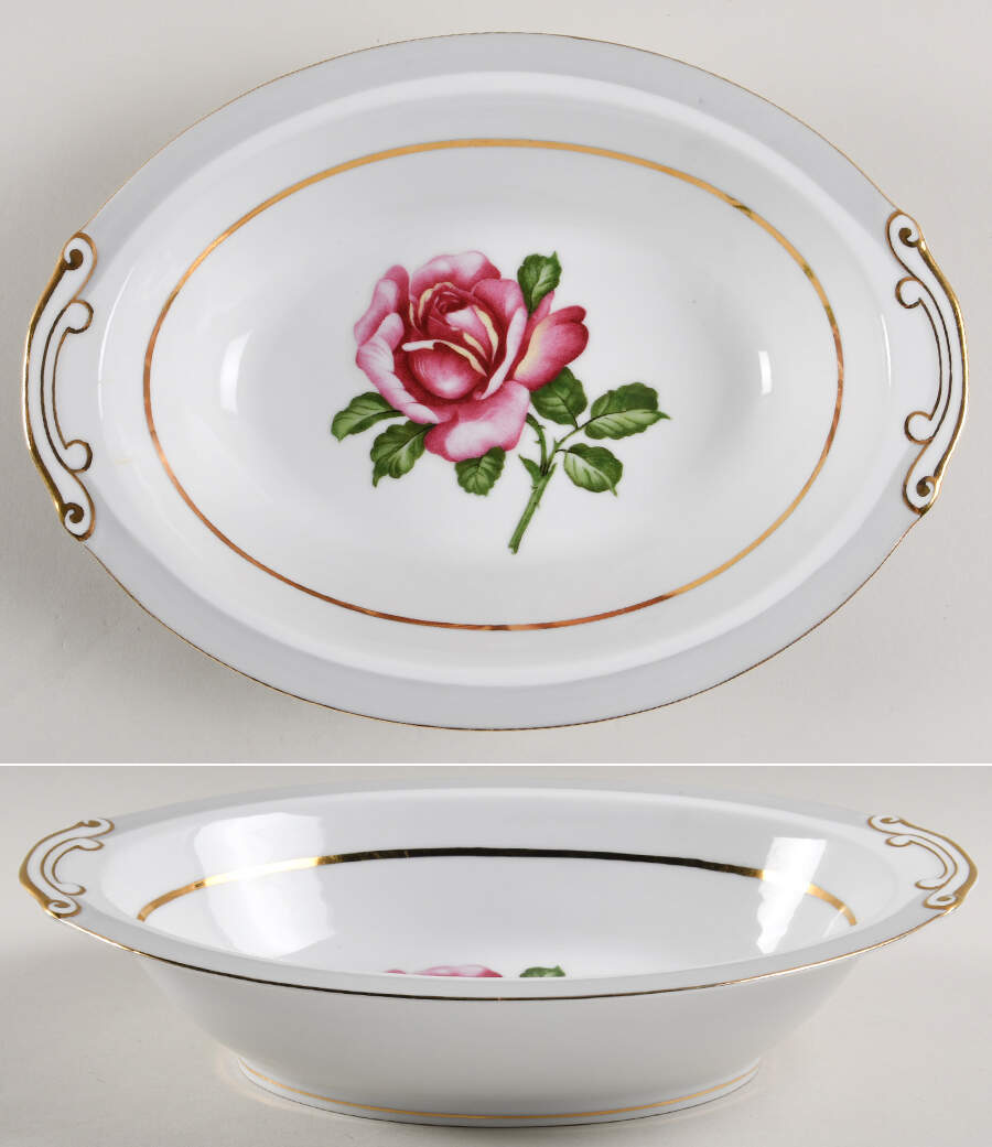 Carmen 10" Oval Vegetable Bowl by Kyoto-1