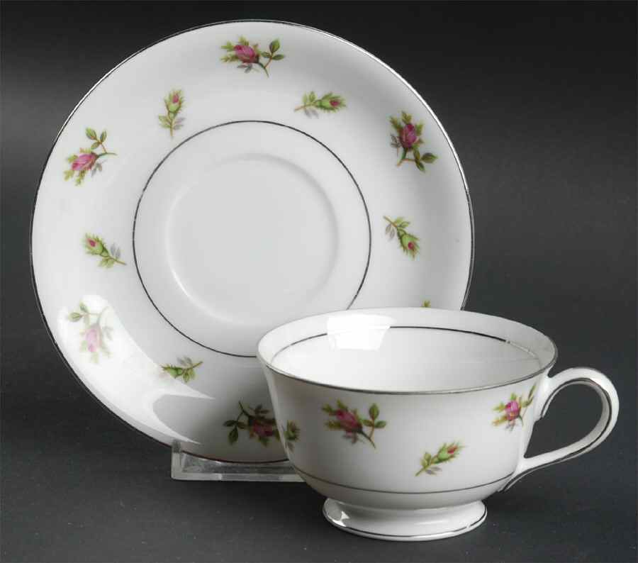 Dorchester Footed Cup & Saucer Set by Kyoto-1