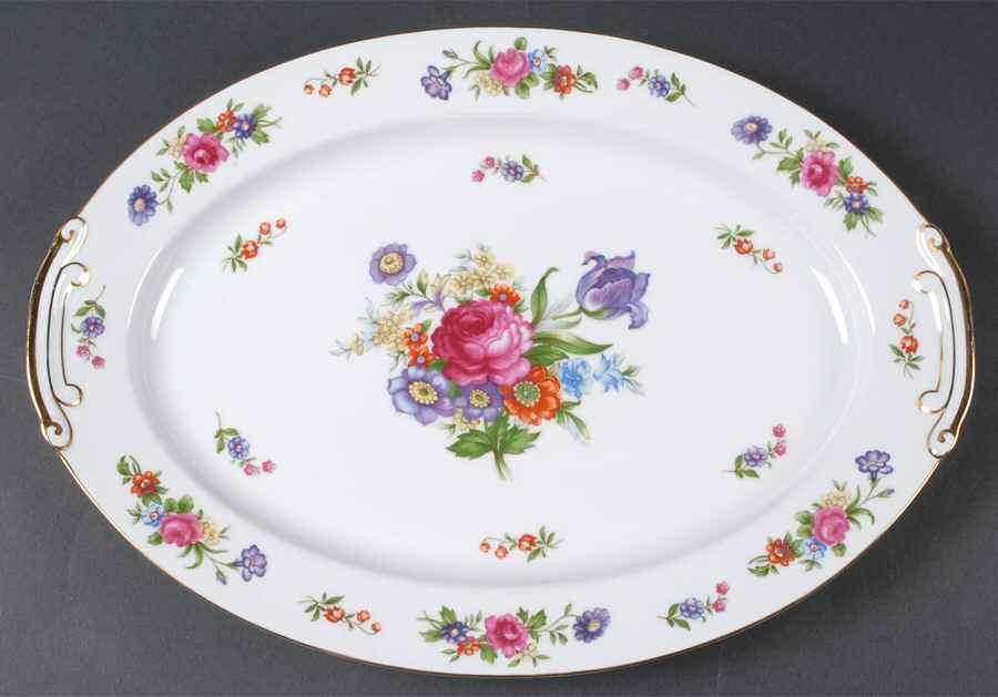 Dresden 16" Oval Serving Platter by Kyoto-1