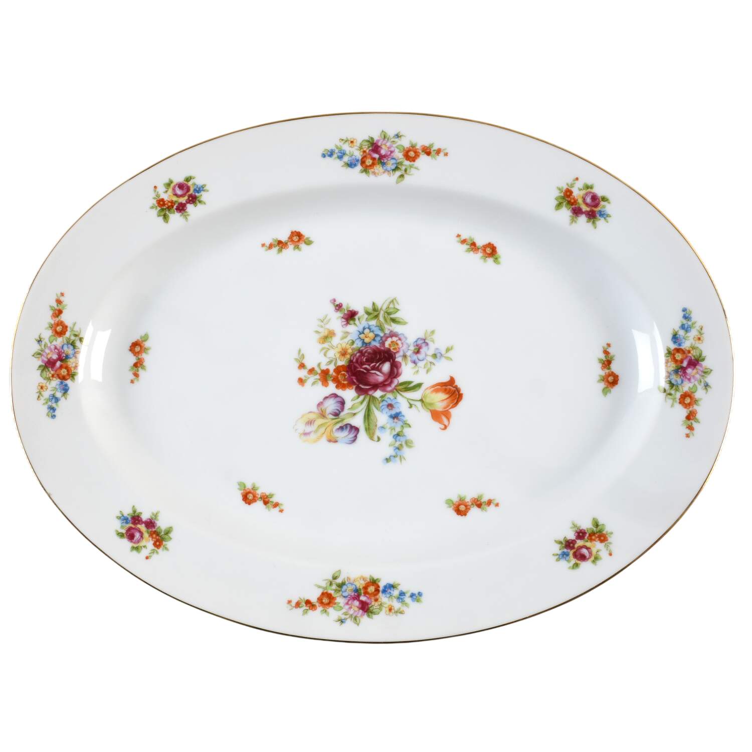 Dresden 14" Oval Serving Platter by Kyoto-1