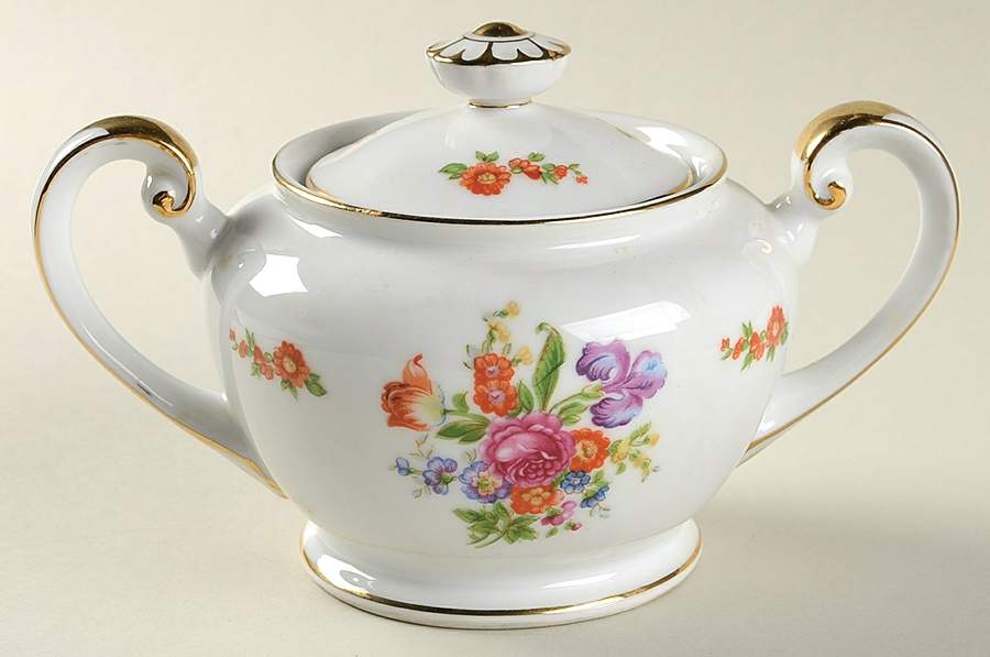 Dresden Sugar Bowl & Lid by Kyoto-1