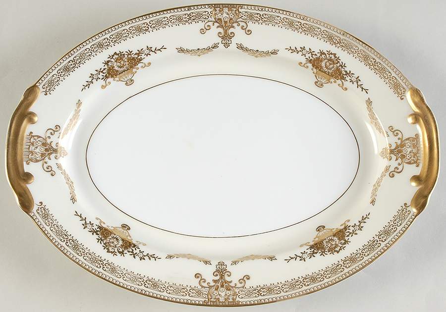 Duchesse 12" Oval Serving Platter by Kyoto-1
