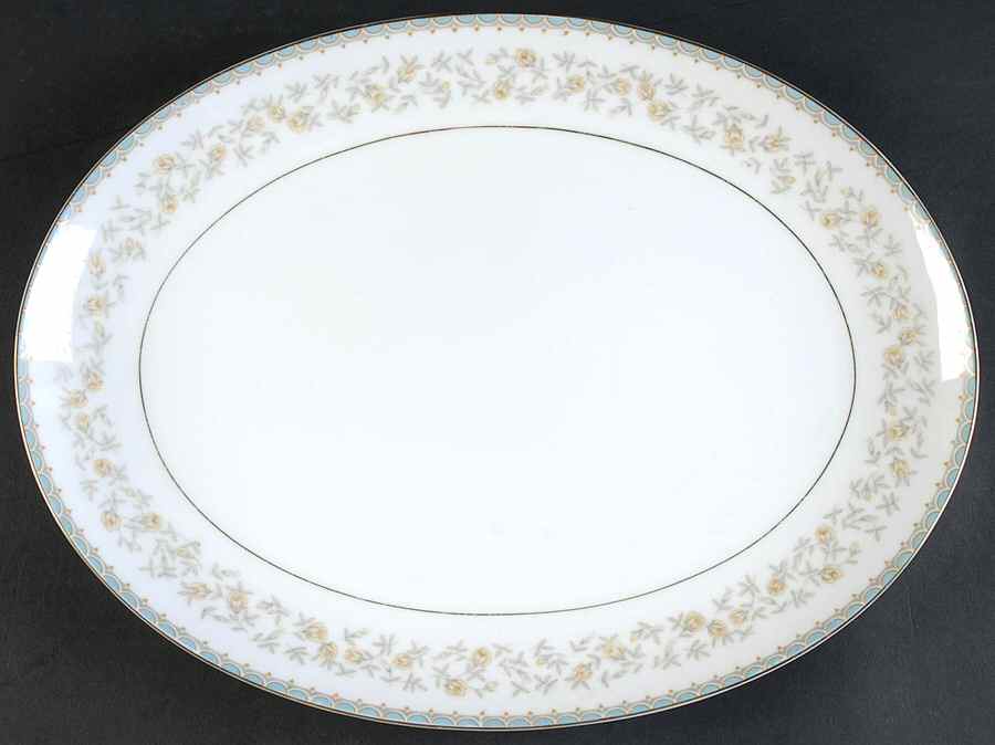 Elaine 14" Oval Serving Platter by Kyoto-1