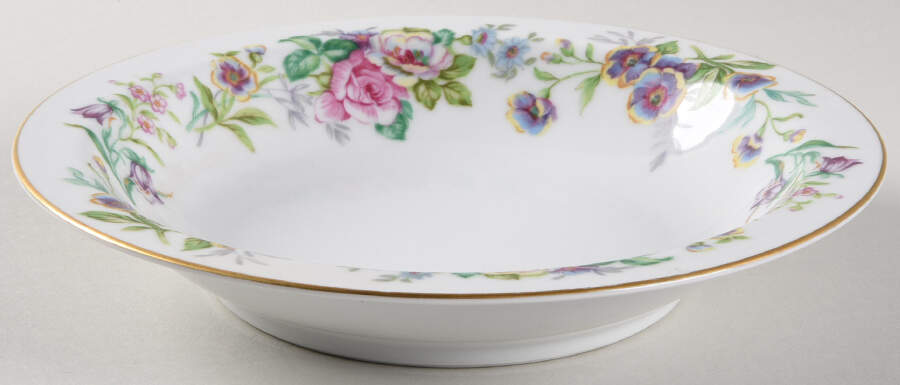 Flora Rim Soup Bowl by Kyoto-1