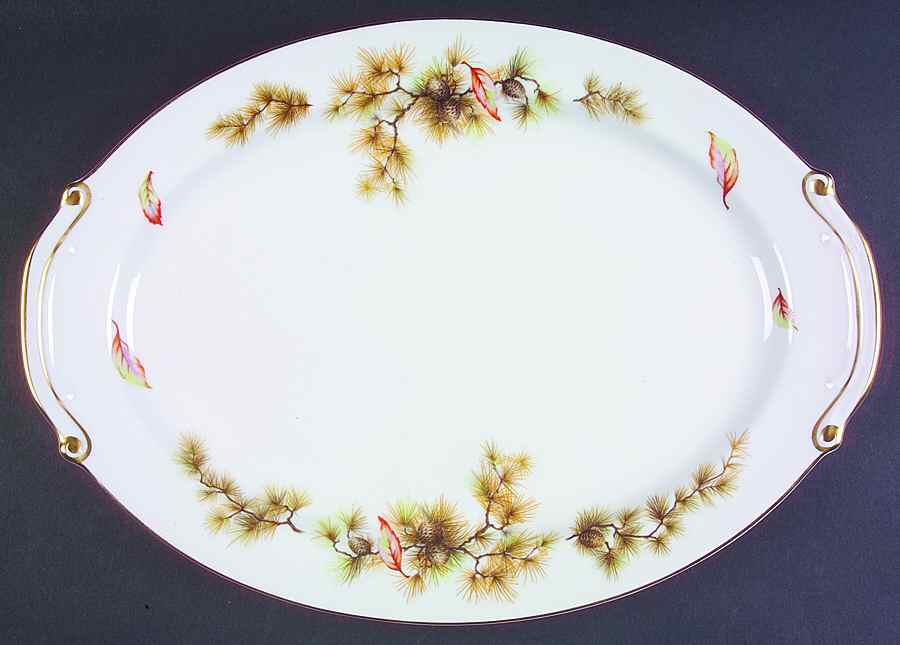 Forest 16" Oval Serving Platter by Kyoto-1