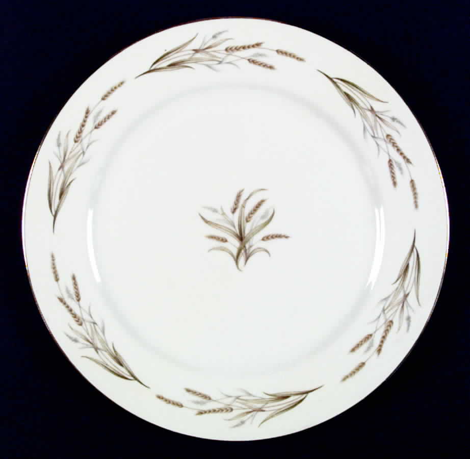 Gold Wheat Dinner Plate by Kyoto-1