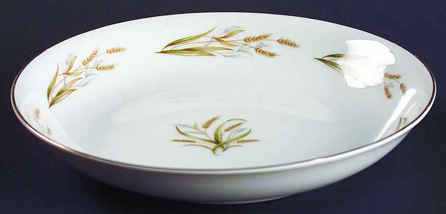 Gold Wheat Coupe Soup Bowl by Kyoto-1