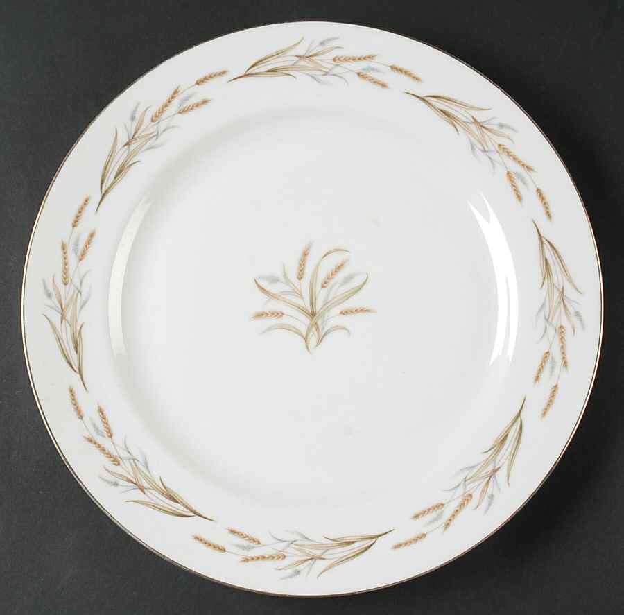 Gold Wheat 12" Chop Plate (Round Platter) by Kyoto-1