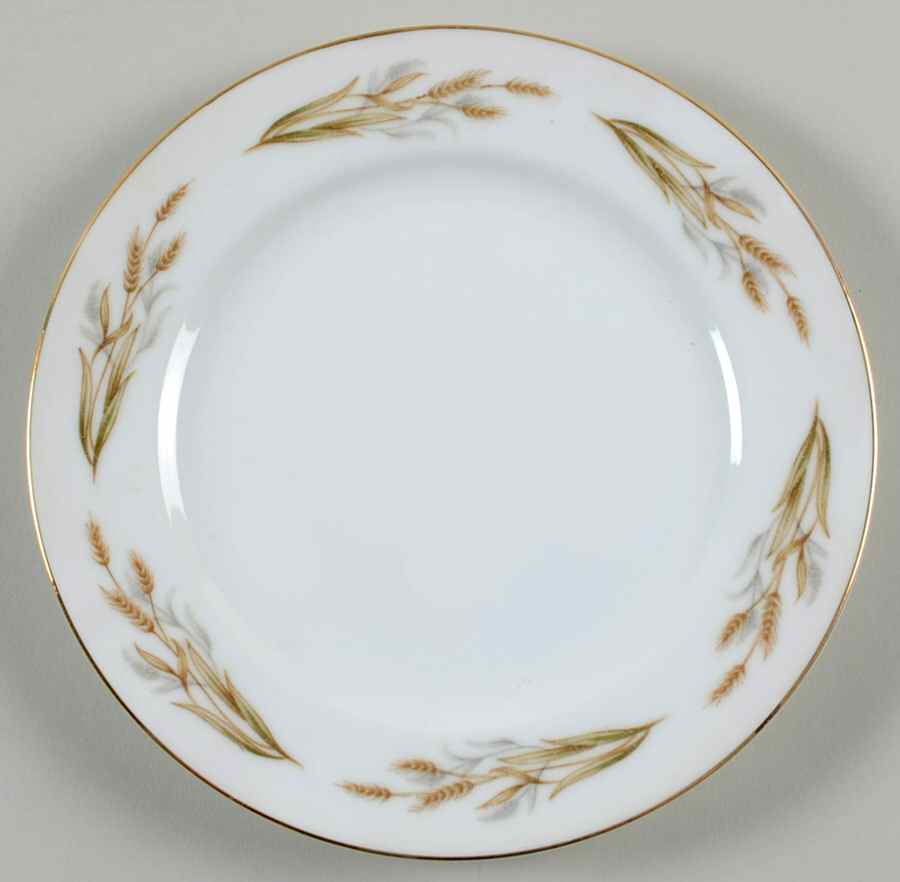 Gold Wheat Bread & Butter Plate by Kyoto-1