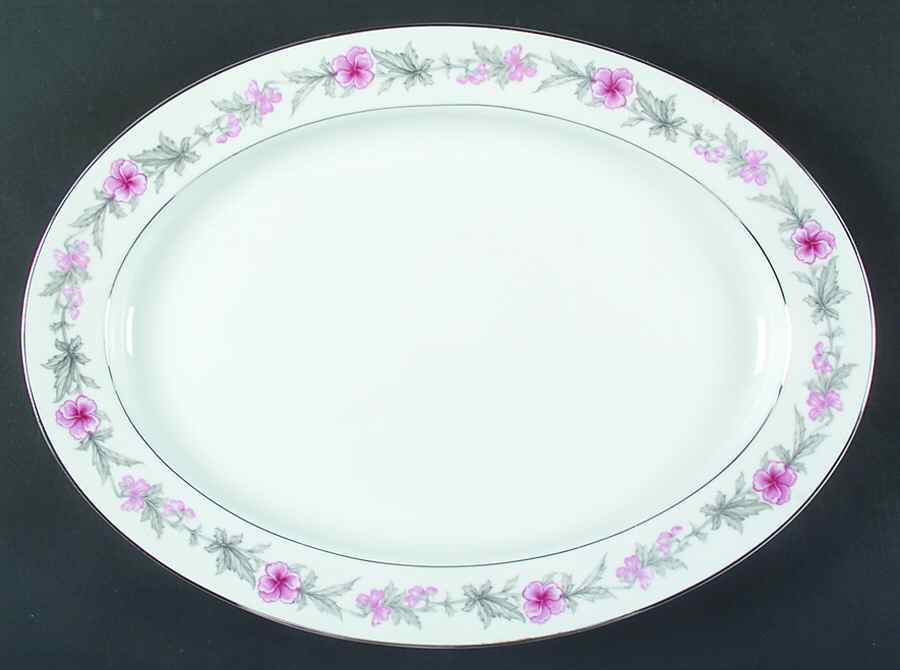 Joanne 16" Oval Serving Platter by Kyoto-1